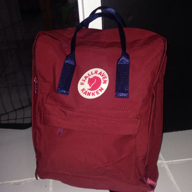 maroon kanken backpack