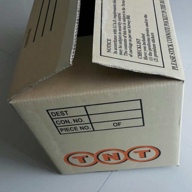 TNT Box Size M (2 Pieces RM4 For One), Furniture & Home Living, Home