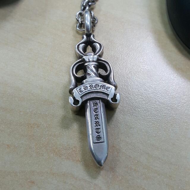 Chrome hearts sales dagger necklace