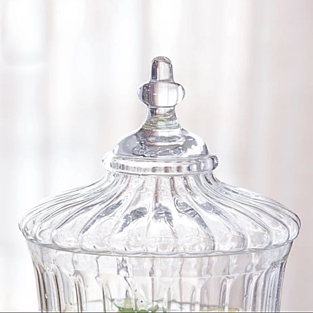 Oos Crystal Glass European Apothecary Beverage Dispenser Jar Home Appliances On Carousell