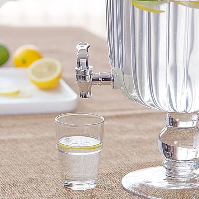Oos Crystal Glass European Apothecary Beverage Dispenser Jar Home Appliances On Carousell