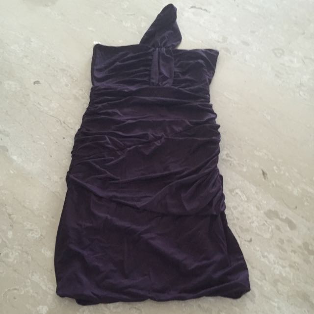 Purple outlet clubbing dress