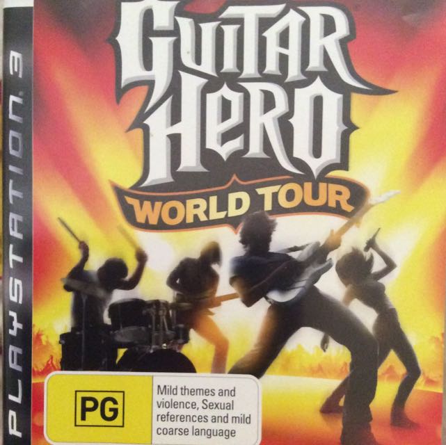 Ps3 Guitar Hero World Tour Electronics On Carousell