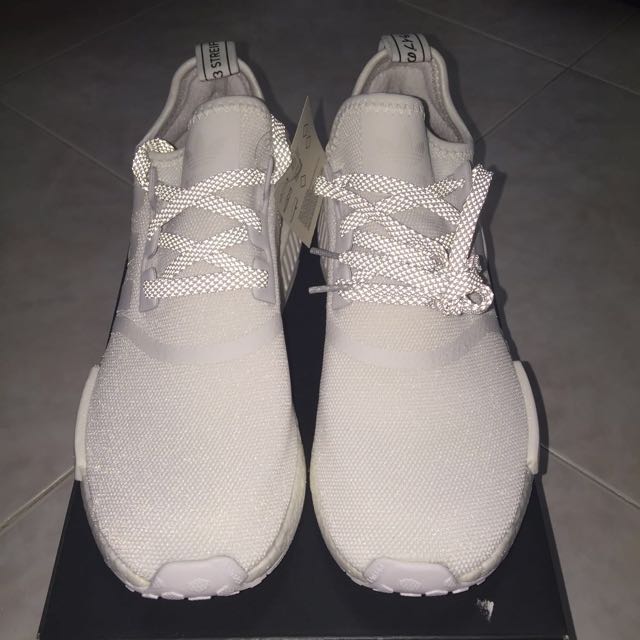 nmd r1 white reflective