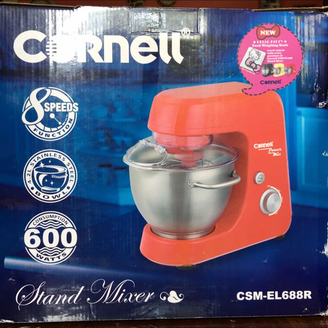 Cornell Stand Mixer CSMEL688(RED), TV & Home Appliances, Kitchen