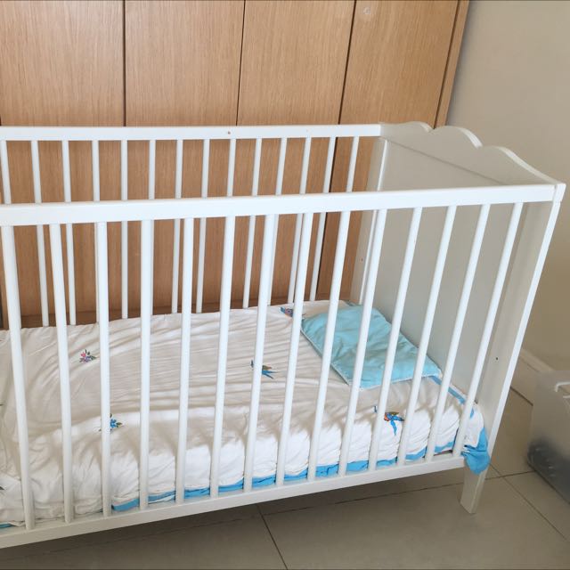 cot and mattress