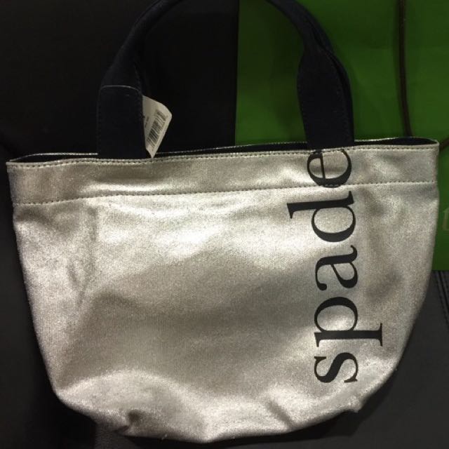 kate spade silver tote