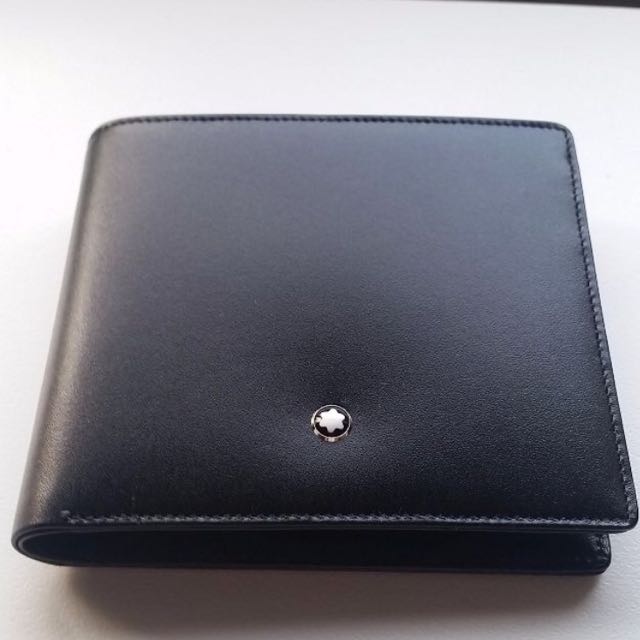 Reserved Mont Blanc Men S Wallet Meisterstuck 11cc With View Pocket Men S Fashion Bags Wallets On Carousell