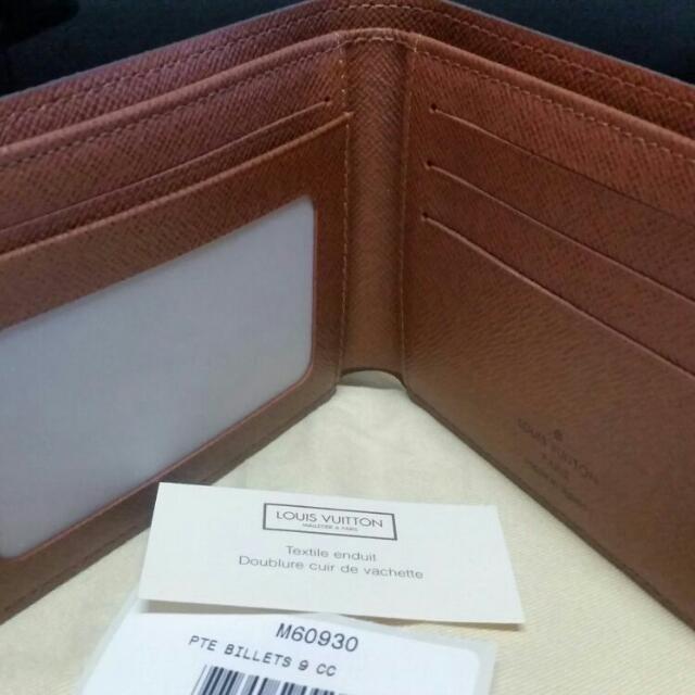 Louis Vuitton wallet (Mens PTE Billets 9 CC Wallete) for Sale in San  Francisco, CA - OfferUp