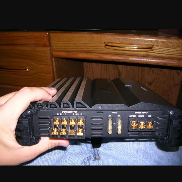 Alpine Mrp F450 4 Channel Amplifier, Car Accessories on Carousell