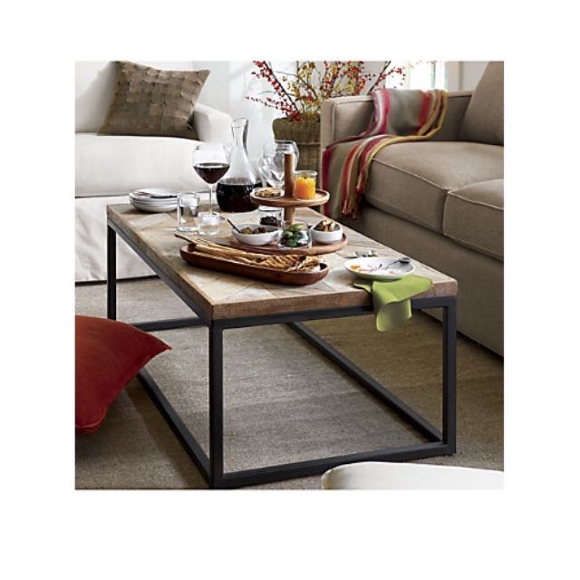 Crate Barrel Dixon Coffee Table Furniture Home Living Furniture Tables Sets On Carousell