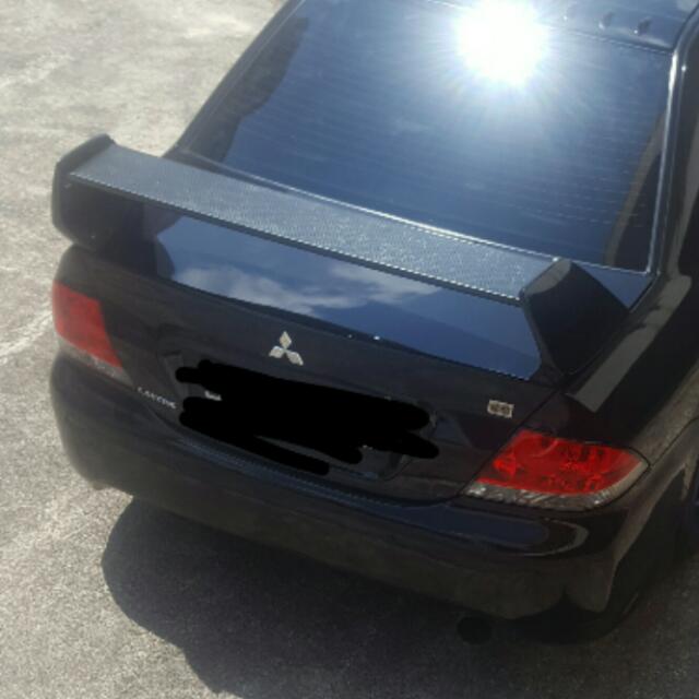 Evo 9 Spoiler For Lancer Cs3 Car Accessories On Carousell