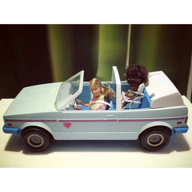 barbie heart family car