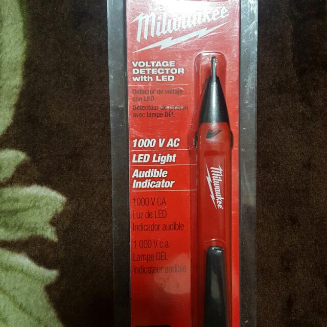 MILWAUKEE VOLTAGE DETECTOR w LED, TV  Home Appliances, Electrical,  Adaptors  Sockets on Carousell