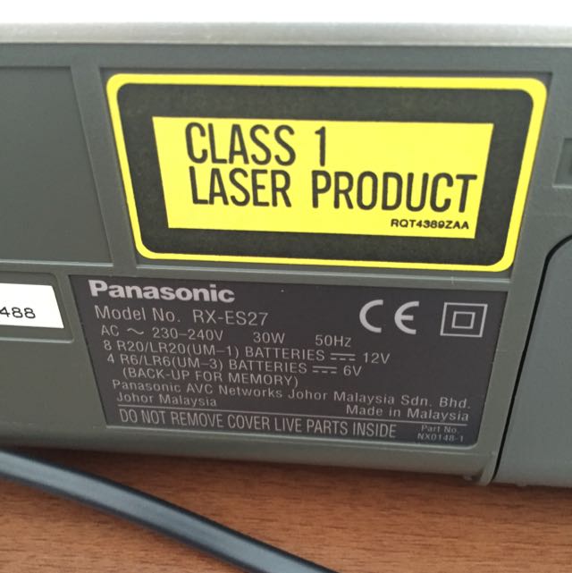 Panasonic RX-ES27 Portable Stereo, Audio, Portable Music Players on ...
