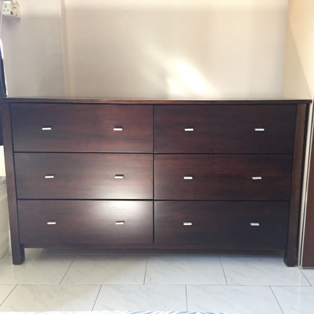 Picket & Rail Chest Drawer L152xH86xD49cm, Furniture & Home Living