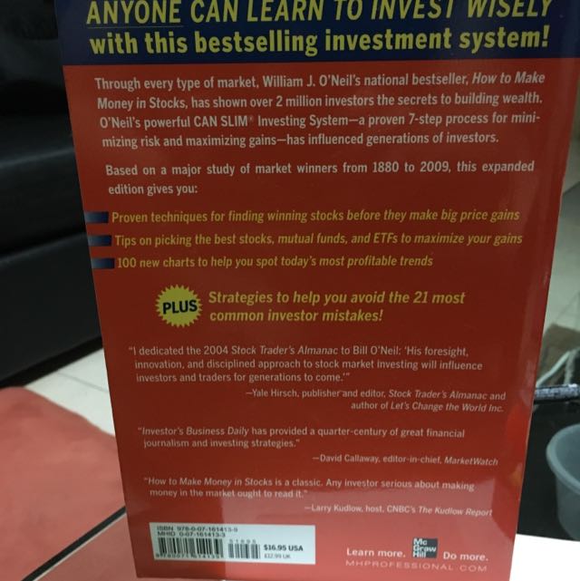 Reference Self Help Book How To Make Money In Stocks Books