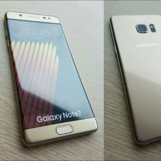 Samsung Galaxy Note 7 Gold Mobile Phones Tablets On Carousell