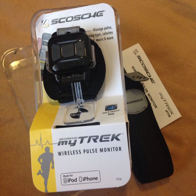 Scosche myTrek Wireless Pulse monitor (Category: Sports Equipment - Others) located in Perth. Submitted by petite.potato (Listing ID 64611484, Image 1). Description: .