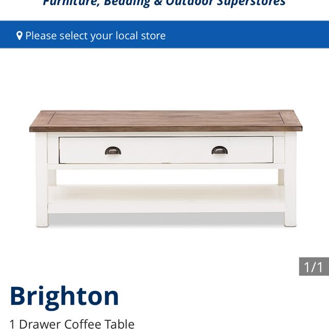 Pending Brighton Coffee Table From Super Amart On Carousell