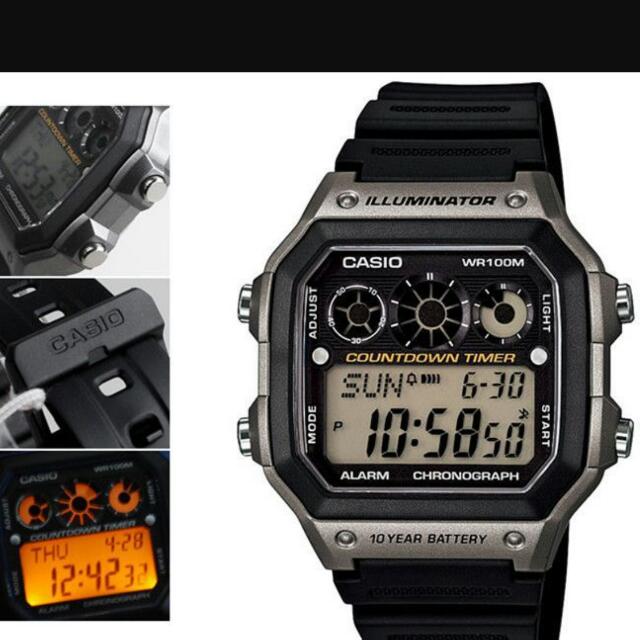 BNIB CASIO RETRO VINTAGE CLASSIC DIGITAL WATCH 10 Yr Battery Life