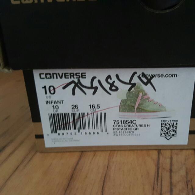 Kids Girl Converse Sneaker Size US 10 Babies Kids Babies