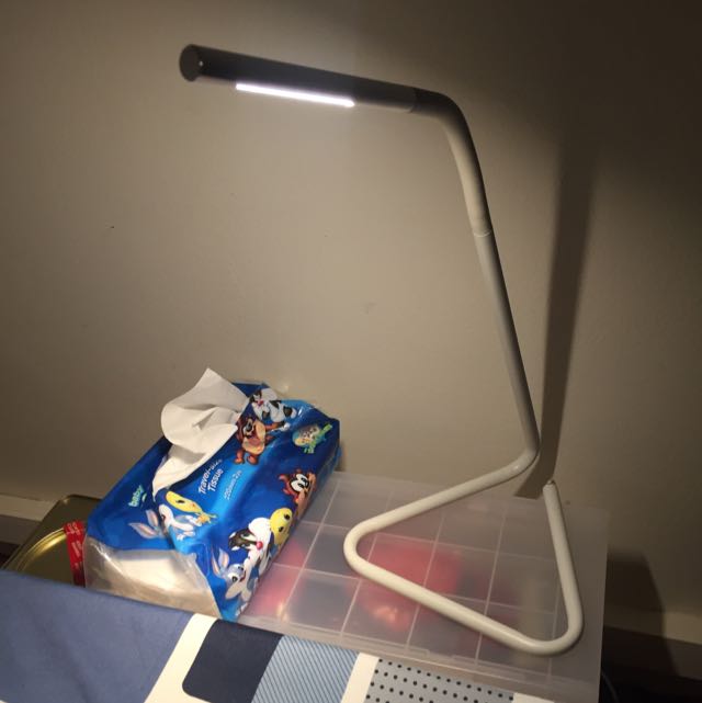Ikea Harte Led Usb Work Lamp Reading Lamp Furniture On Carousell