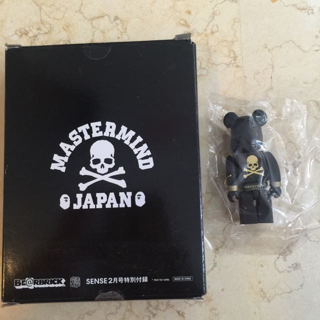 Sense x BAPE X Mastermind Japan 100% Bearbrick