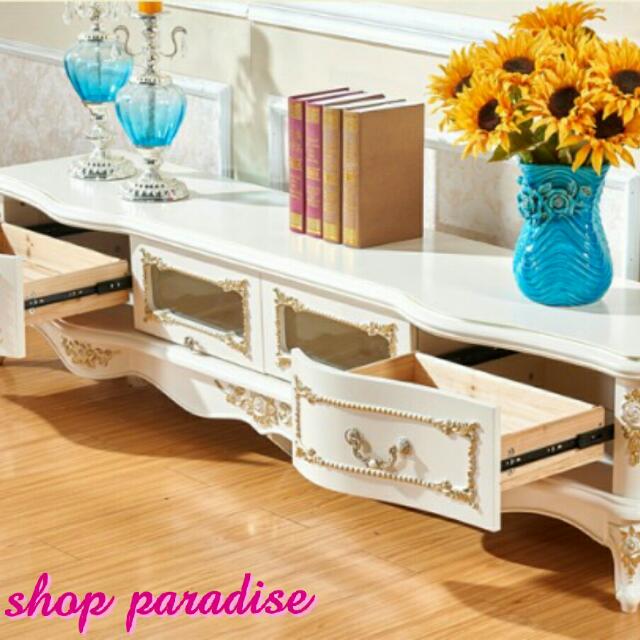 Victorian Style TV Console, Furniture & Home Living, Furniture, TV