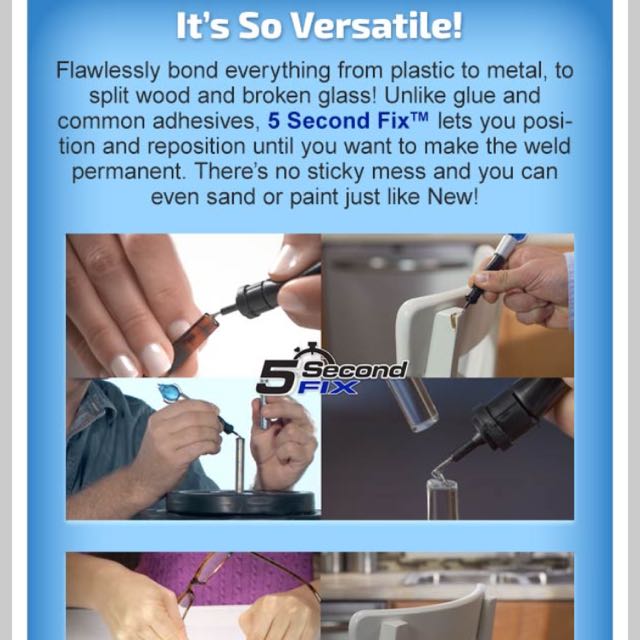 5 Second Fix (Category: Home Improvement Tools & Accessories) located in Singapore. Submitted by rediar (Listing ID 64889936, Image 2). Description: .