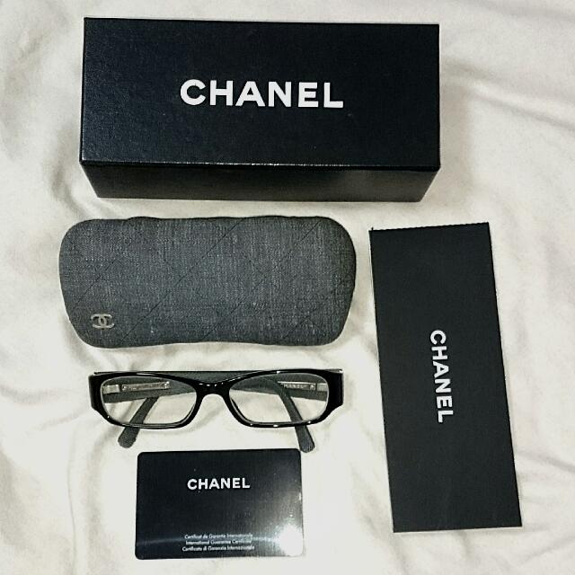 Chanel hot sale denim glasses