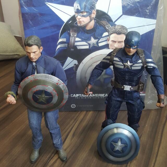 Hot Toys The Winter Soldier Captain America Steve Rogers Mms