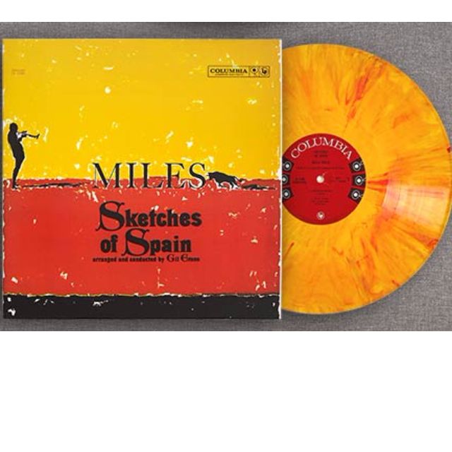 Miles Davis Sketches Of Spain Yellow Red Marbled Vinyl Lp New Music Media Cds Dvds Other Media On Carousell