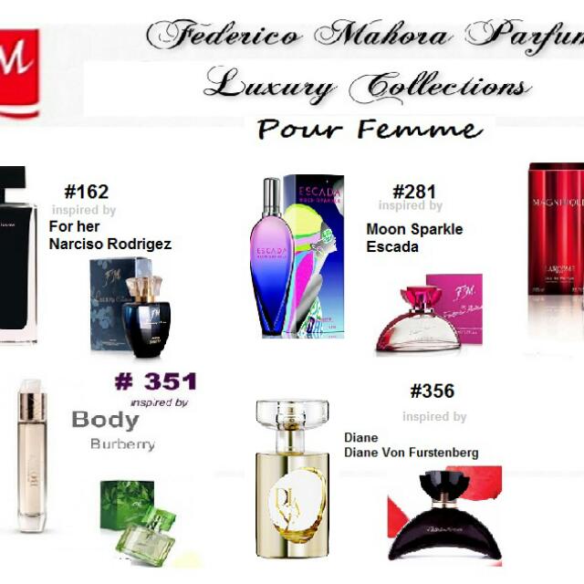 Perfume Federico Mahora Fm Health Beauty Perfumes Nail Care