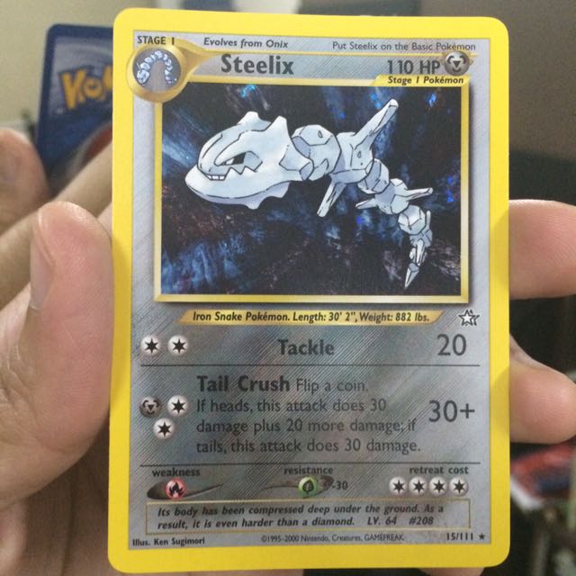 Pokemon Cards - Steelix Foil, Hobbies & Toys, Toys & Games on Carousell