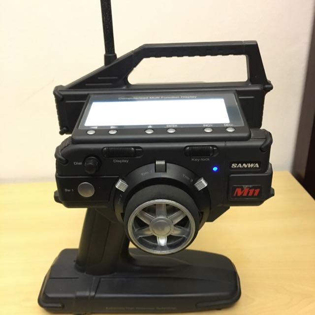 Rc Car Sanwa M11 FM Transmitter With 1 Rx, Hobbies & Toys, Toys & Games on Carousell