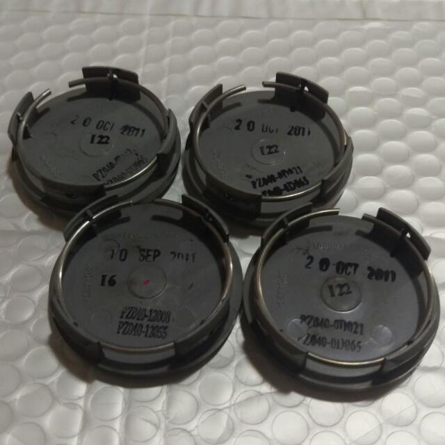 Set of 4 Genuine TRD Hub Caps Wheel Center Back 53mm Head 57mm, Car