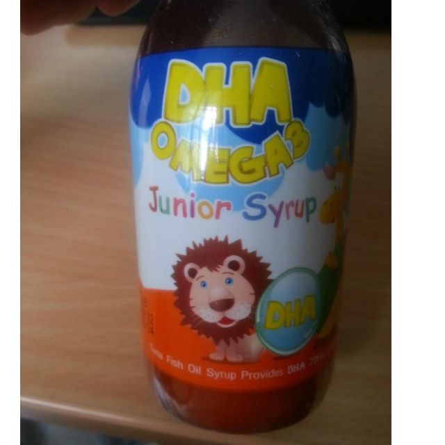 DHA OMEGA3 Junior Syrup 120ml, Babies & Kids, Nursing & Feeding