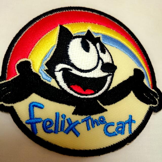 Instock Felix The Cat Iron On Patch Design Craft Craft
