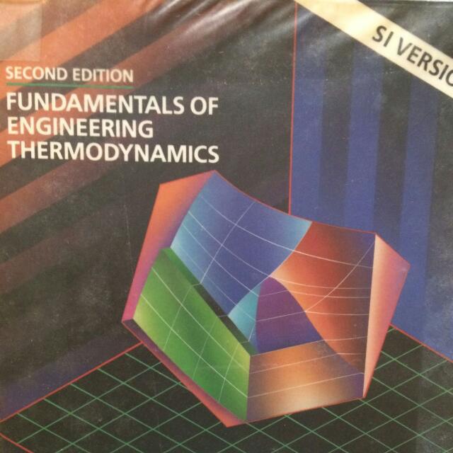 Fundamentals Of Engineering Thermodynamics By Michael J Moran