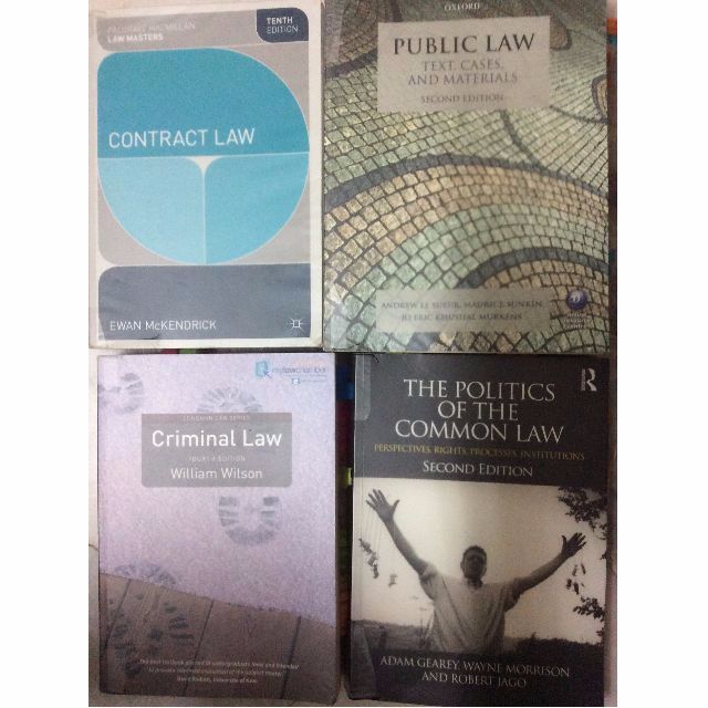 University of London LLB (Law) Core text books, Hobbies & Toys, Books
