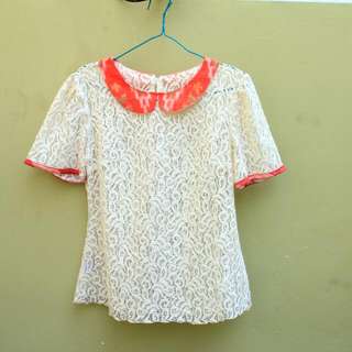 Batik Lacey Top