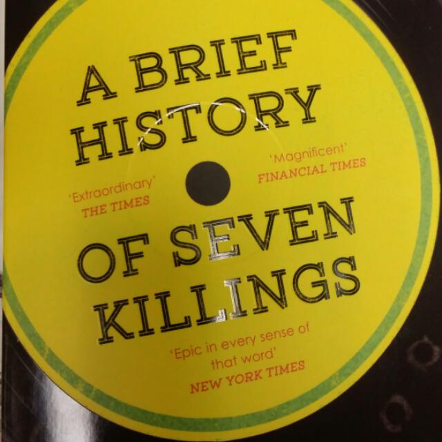A Brief History Of Seven Killings Marlon James Books Stationery Fiction On Carousell