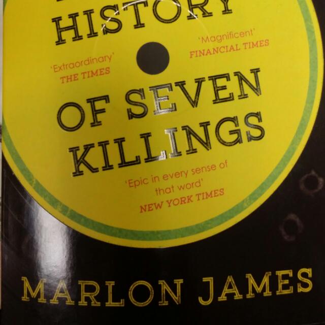 A Brief History Of Seven Killings Marlon James Books Stationery Fiction On Carousell