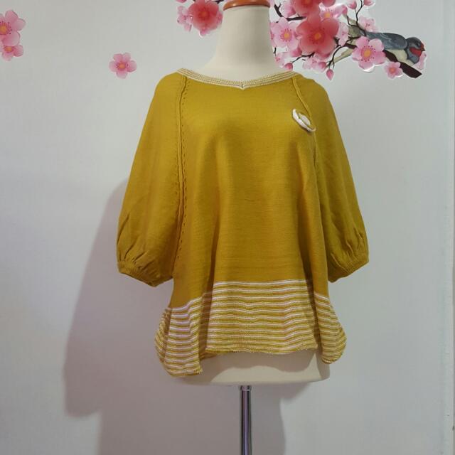 Baju Bahan Rajutan Kuning Keren Women S Fashion Women S