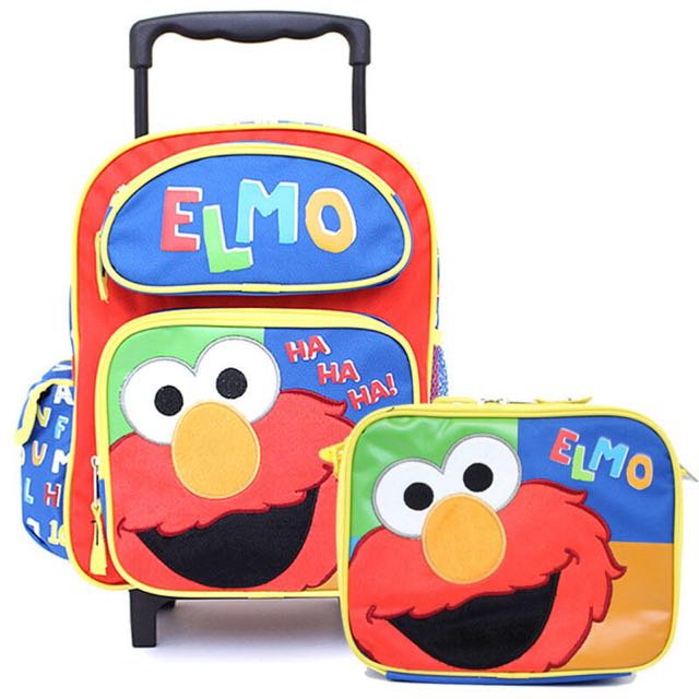Elmo backpack and hot sale lunchbox
