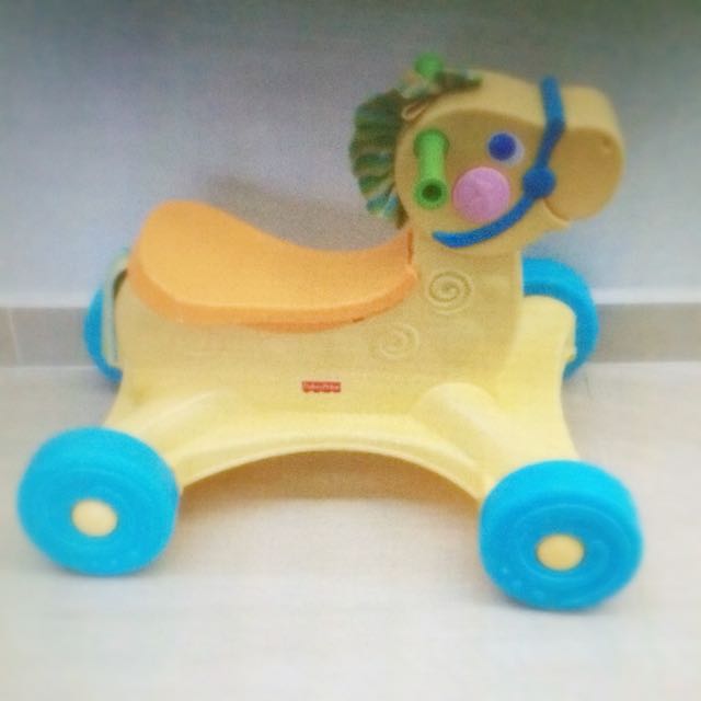 fisher price ride on horse