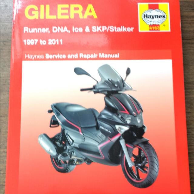 Gilera Maintenance Repair Manual Books Stationery On Carousell