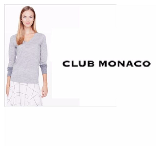 NWT Club Monaco Grey Agnes Block Sweater Sweat Shirt Ladies Women size Large MSRP 89.5 Carousell