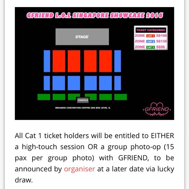 Gfriend Concert Ticket Hobbies Toys Memorabilia Collectibles K Wave On Carousell